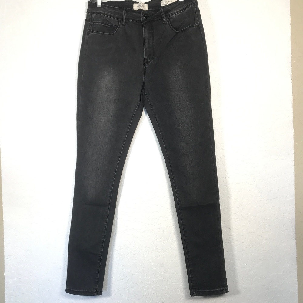 Lola Jeans Alexa High Rise Ankle Skinny Jeans Ash